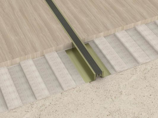 2.5cm Aluminium Movement Joint Home Decorative Metal Edge Flooring Profile
