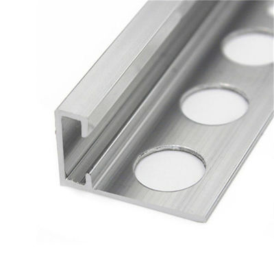 Anodized Aluminum Transition Strip Square Edge Tile Trim Floor Tiles Aluminium Thin Foil Aluminum Edge Trim