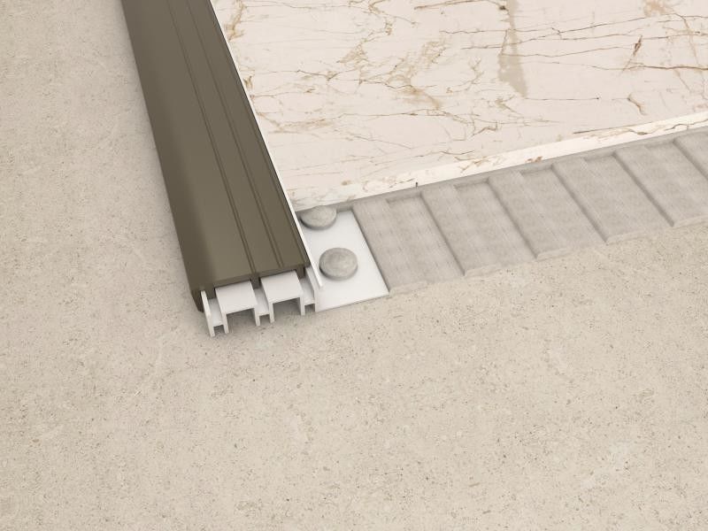 Decorative Gold Brushed 304 Stainless Steel Transition Strip Wall Tile Profile Trim