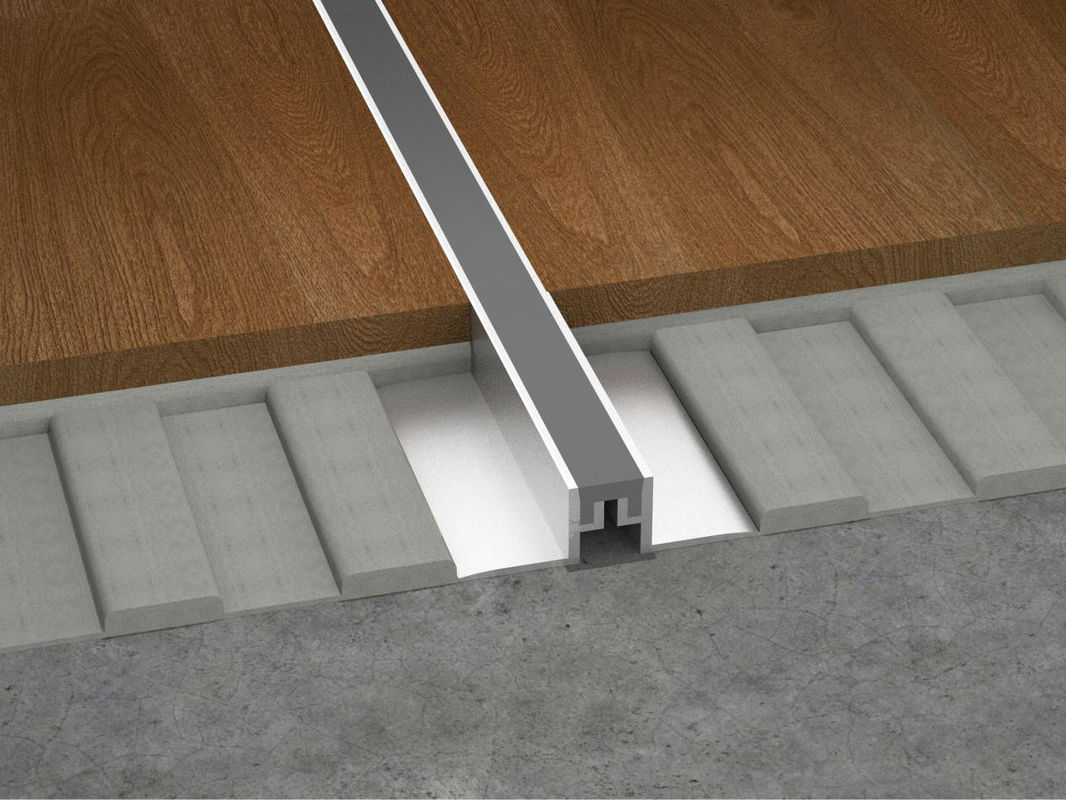 2.5cm Aluminium Movement Joint Home Decorative Metal Edge Flooring Profile
