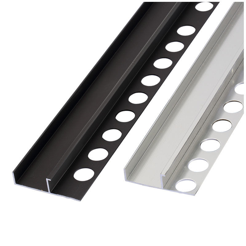 Aluminium Extrusion Profile Skirting Board Aluminum Step Edge Trim 2.5m