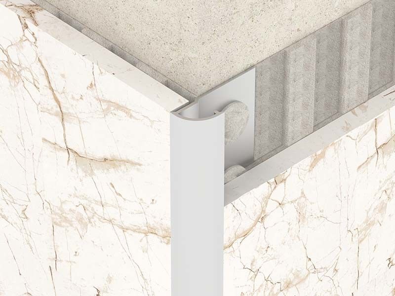 Brushed 2.0mm Stainless Steel Tile Trim Strip For Round Custom