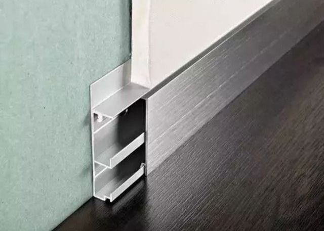 Prevent Floor Deformation Aluminum Skirting Board