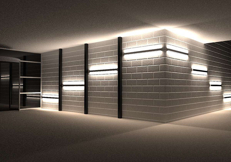 Led Strips Lighting Recessed LED Aluminium Profile  With Spring Clip