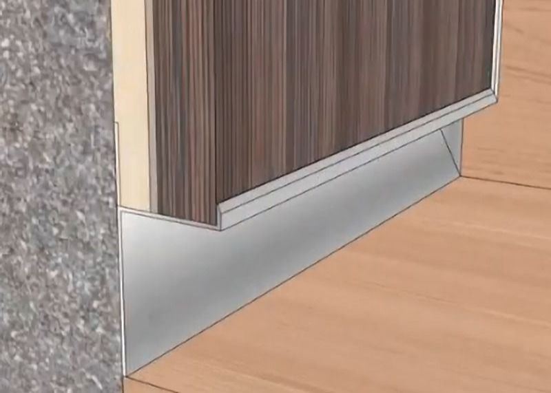 Polished Stainless Steel Skirting Board Stainless Steel Baseboard Skirting Line