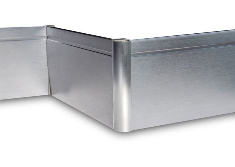 Waterpoof Stainless Steel Clip On Skirting Board Skirting Board Tiles Bathroom