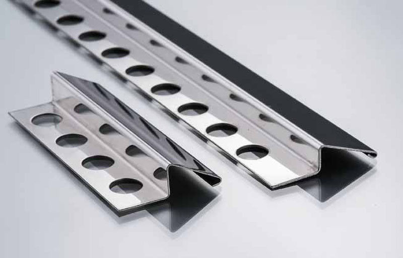 Decoration Stainless Steel Transition Strip Floor Tile Trim Corner T Shape Line