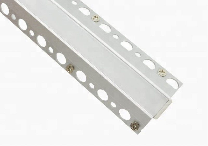 Extrusion Recessed Aluminum LED Profiles Anodised