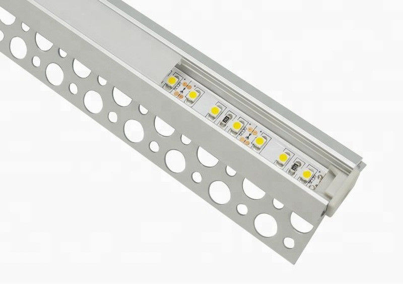 Extrusion Recessed Aluminum LED Profiles Anodised