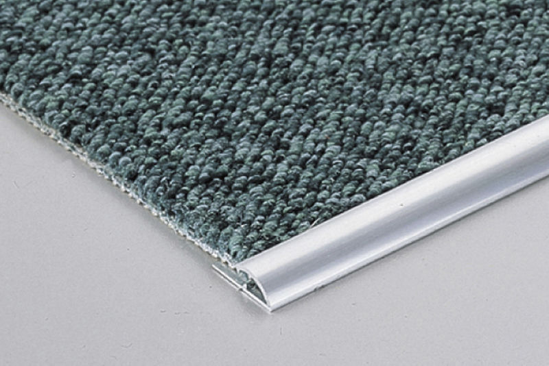 Top Skirting Board Polished Aluminum Carpet Trim 25mm