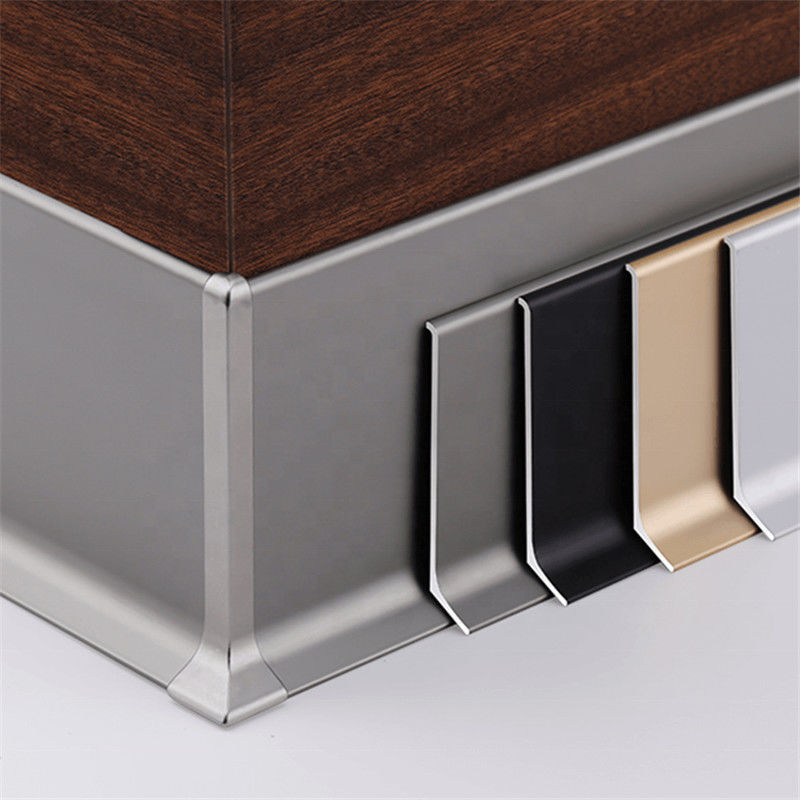 Wall Aluminium Skirting Profile 2mm Metal Skirting Board