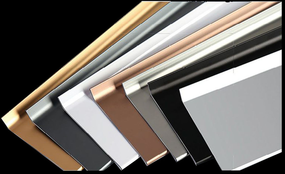 2.7m Aluminum Skirting Board Edge Profile Baseboard